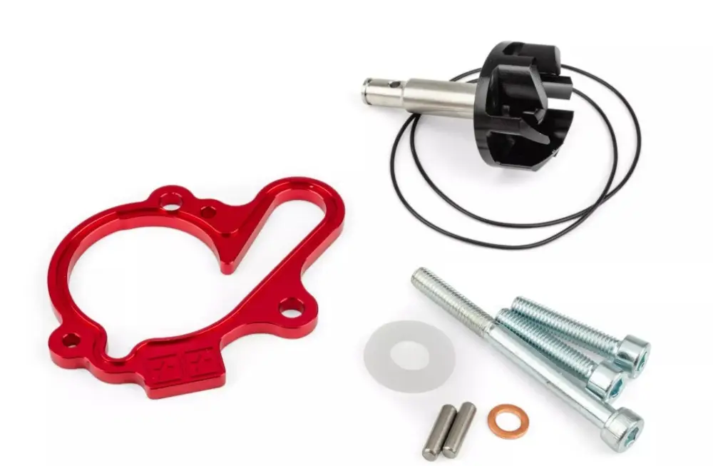 Koop Vandaag Stage6 - Waterpomp high flowMinarelli AM6 rood