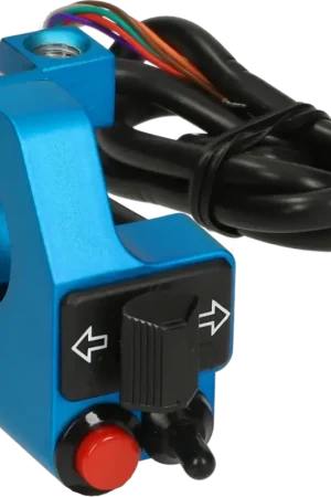 Premium Stage6 - StuurschakelaarCNC Links blauw