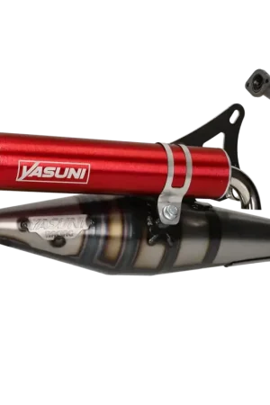 Premium Uitlaat Yasuni Z rood Minarelli Verticaal