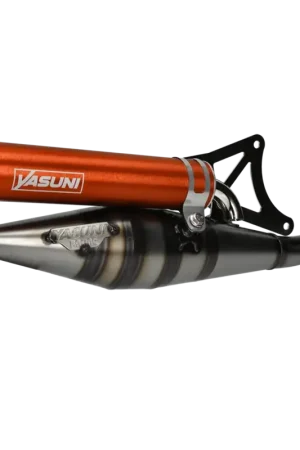 Uitlaat Yasuni Z oranje Piaggio 50cc 2 Takt Beste Prijs