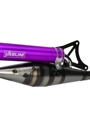 Uitlaat Yasuni Z paars Piaggio 50cc 2 Takt Finale Uitverkoop