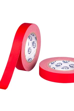 Bestel Nu HPX - HPX Mat gaffer tape PRO rood 25mm x 25m