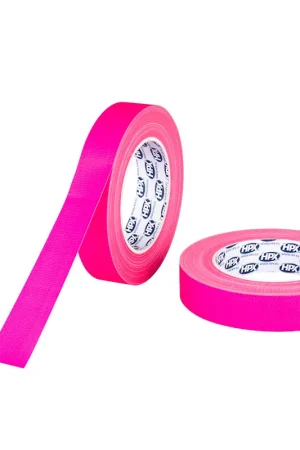 HPX - HPX Gaffer tape fluo roos 25mm x 25m Superprijs
