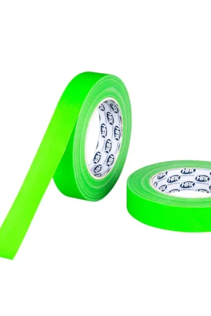 HPX - HPX Gaffer tape fluo groen 25mm x 25m Uitverkoop