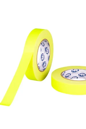 HPX - HPX Fluo gaffer tape PRO geel 25mm x 25m Korting