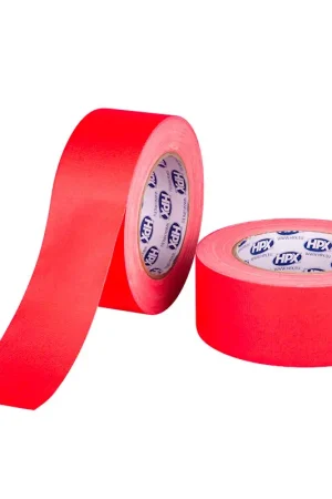HPX - HPX Fluo gaffer tape PRO roos 50mm x 25m Direct Verzonden