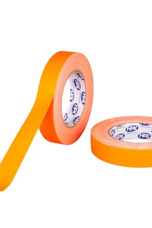Laatste Versie HPX - HPX Fluo gaffer tape PRO oranje 25mm x 25m