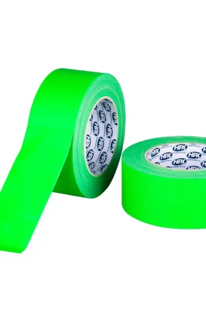 HPX - HPX Fluo gaffer tape PRO groen 50mm x 25m Premium