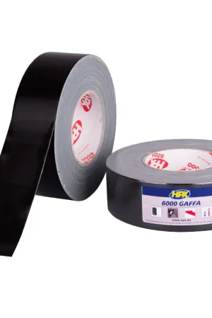 HPX - HPX Gaffer 6000 tape zwart 50mm x 50m Betaalbaar