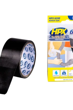 Actieprijs HPX - HPX Pantsertape zwart 48mm x 5m