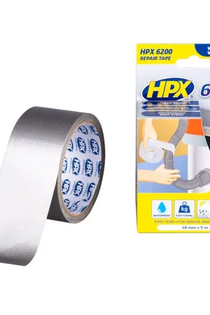 Hete Deal HPX - HPX Pantsertape zilver 48mm x 5m