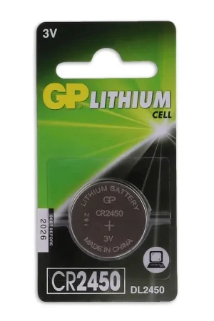 GP - CR2450 lithium knoopcel 3V 1PK Aanbieding