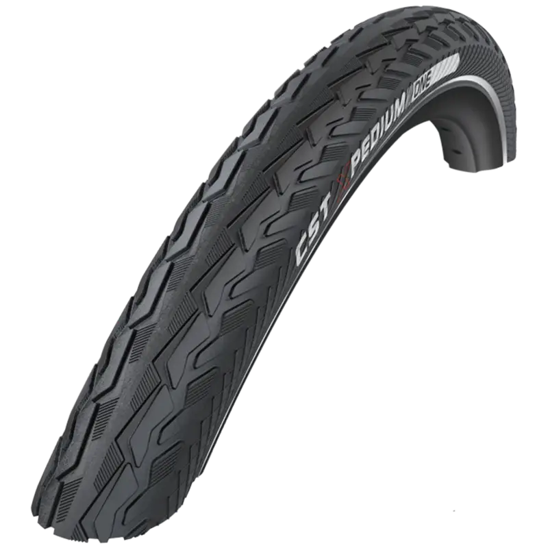 Gratis Retour CST - Buitenband CST Xpedium One 28 x 1.40 inch / 37-622mm Zwart met reflectie