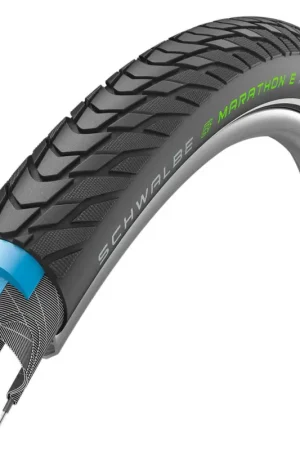 Gecertificeerd Schwalbe - BuitenbandMarathon E-plus SmartGuard 28 x 1.75 inch / 47-622mm Zwart met reflectie