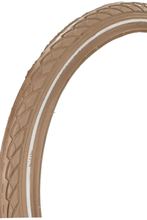 Deli Tire - Buitenband Deli 24 x 1.75 inch / 47-507mm Bruin met reflectie Snelle Levering