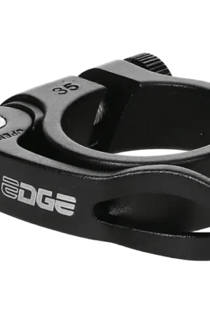 EDGE - Zadelpenklemø31.8 aluminium met snelspanner Zwart Tijdelijk Beschikbaar