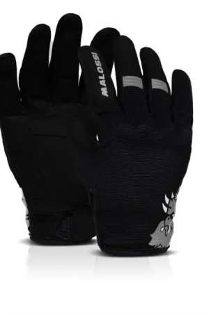 Tijdelijk Beschikbaar Malossi -handschoenen zwart / grijs