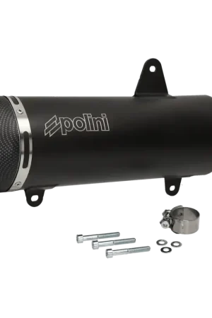 Op = Op Polini - UitlaatRacing zwart Peugeot Metropolis 400cc