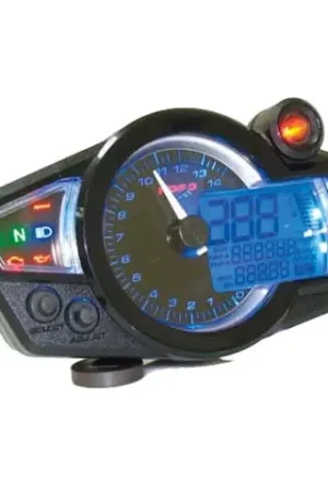 Koso - Race DashboardRX1N+ Zwart met blauwe verlichting Meest Verkocht