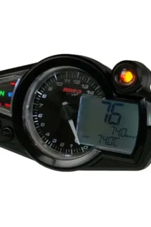 Exclusieve Aanbieding Koso - Race DashboardRX1N+ Zwart met witte verlichting