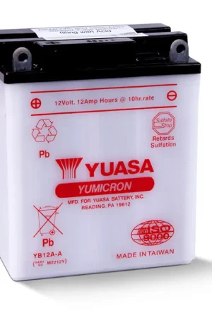 Yuasa Accu YB12A-A Gratis Retour