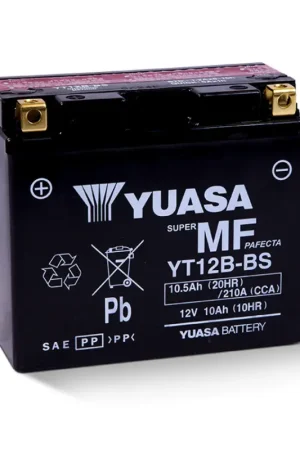 Direct Verzonden Yuasa Accu YT12B-BS (dry)